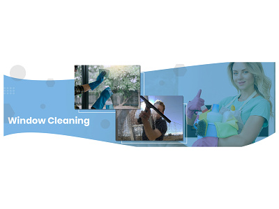 Window Cleaning Service Website Banner banner design graphicdesign website banner window cleaning