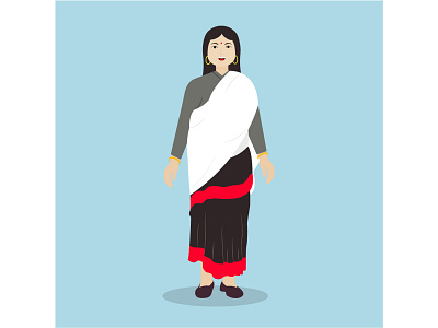 Newari Mother Character Design