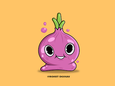 Onion + Jelly Cartoon Character Design