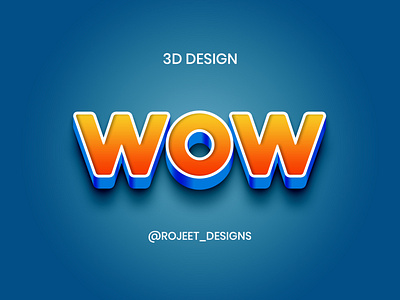 3D Text Design