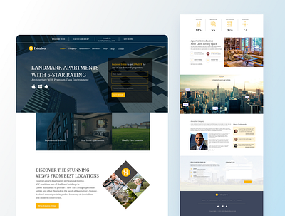 Real Estate Landing Page UI app dailyui design landing page landingpage ui ux