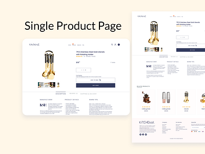 Single Product Page UI