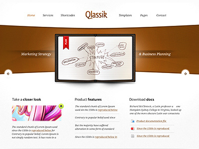 Qlassik WP theme business corporate theme wordpress