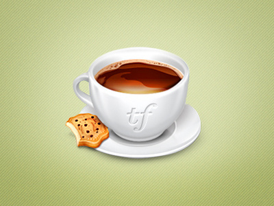 Coffee Lounge icon coffee cookie cup icon