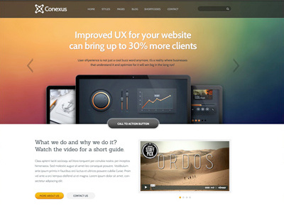 Conexus - Responsive WordPress Theme wordpress theme