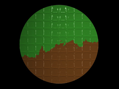 Circle green brown combo