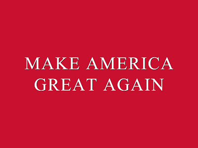 Make America Great Again maga trump