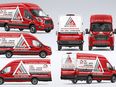 MOCKUP SPRINTER VAN ALFA WORKS