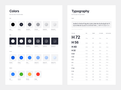 Colors and typography colors design system figma module styles texts typography