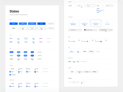 States by Solid Shapes on Dribbble