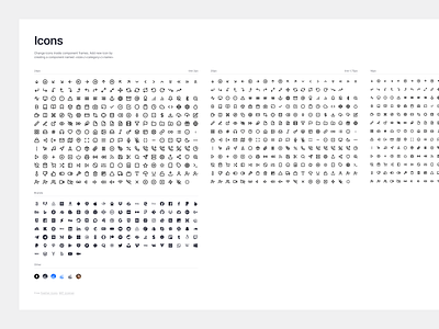 Icons atomic components design system figma icons module styles typography variants