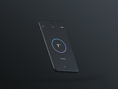 Weather App black clean design japan minimal osaka psd ui weather app