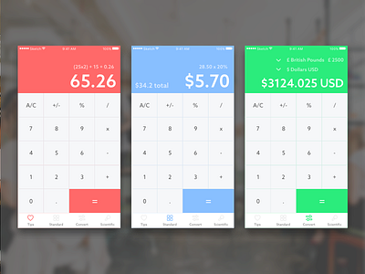 Daily UI 4 (Calculator) calculator challenge daily ui landing page ui ux