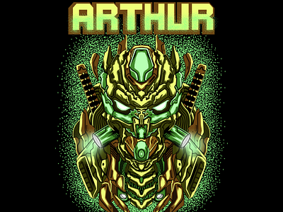 ARTHUR design illustration logo