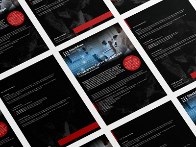 Blackfoot Cybersecurity Leaflets brand brand design brand identity branding branding design cybersecurity design designs flyer flyer design flyers graphic design leaflet leaflet design leaflets print print design