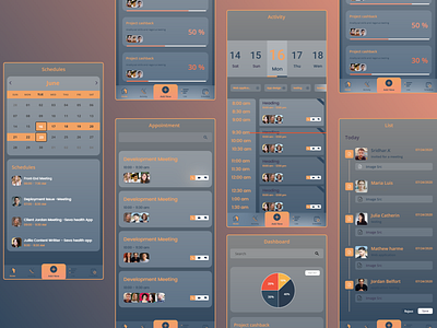 Appoinment Mobile App Concept adobe xd adobexd appointment meeting app mobile mobile app mobile app design mobile application mobile design mobile ui ui uiux