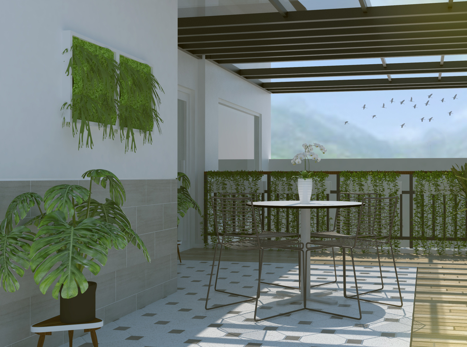 small house landscape design by Hakim Juda on Dribbble