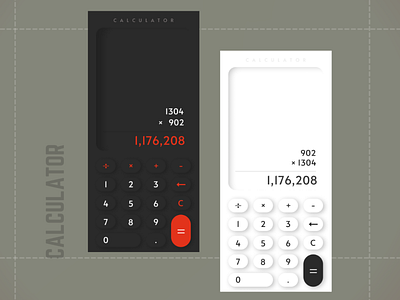 Calculator app calculator dailyui design mobile ui ux