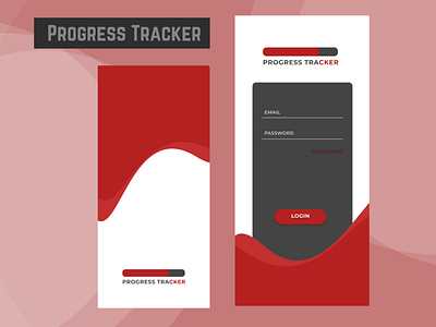 Progress Tracker app design progress tracker ui ux