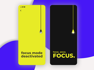 On Off Switch - Daily UI Day 15 app dailyui design on off switch focus mode ui ux