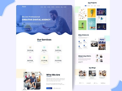 Creative Agency Landing page