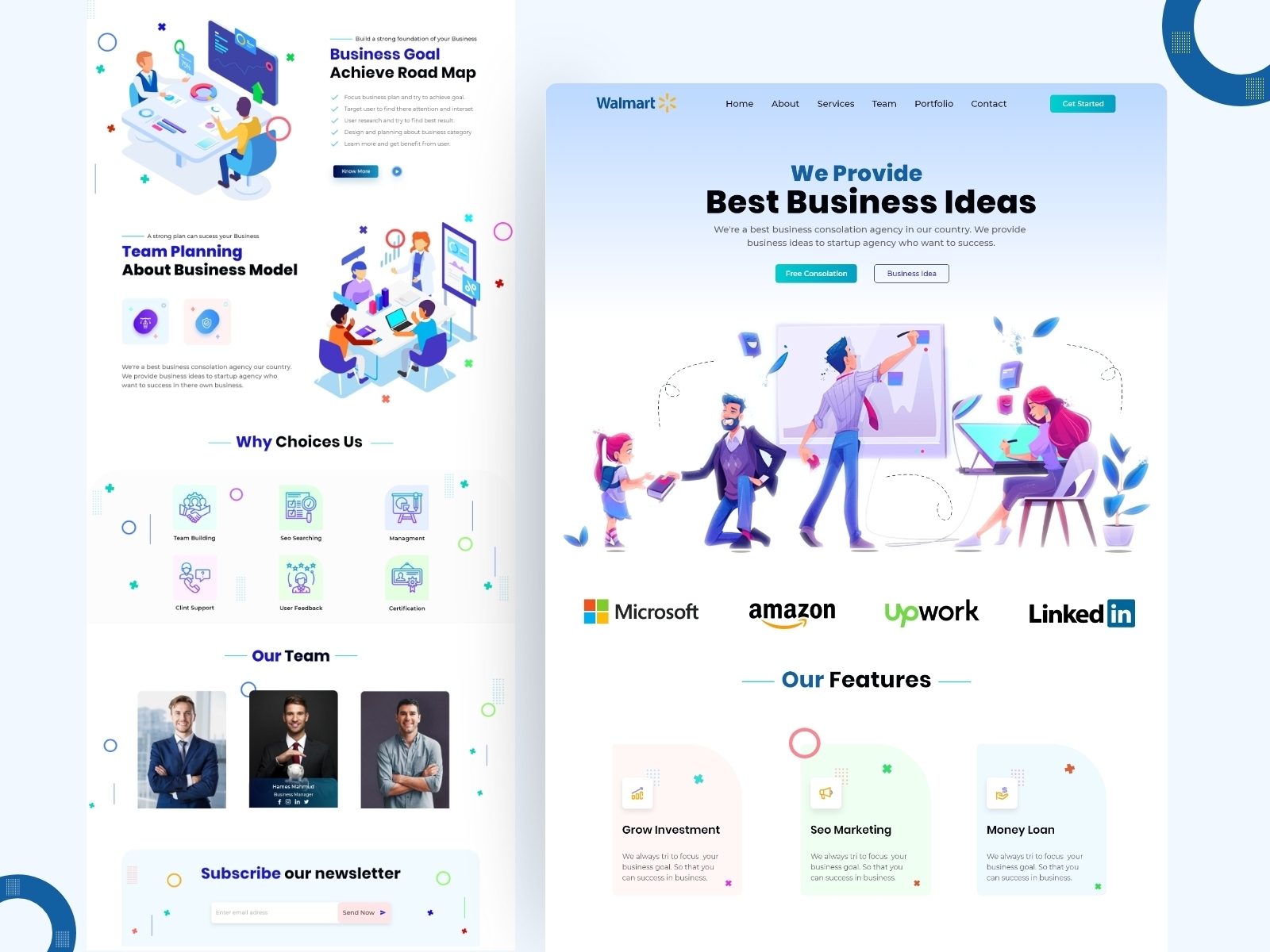 Business Consultation Website by Abdur Razzak 🏅 for Prudency on Dribbble