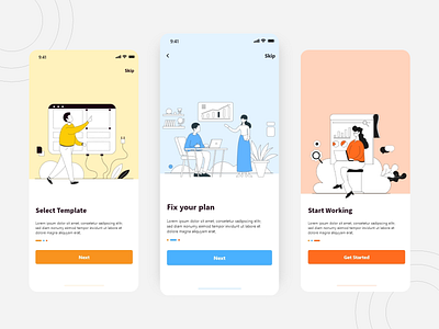 Onboarding Mobile App Design