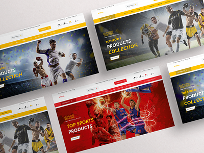 Sports Ecommerce Website Design