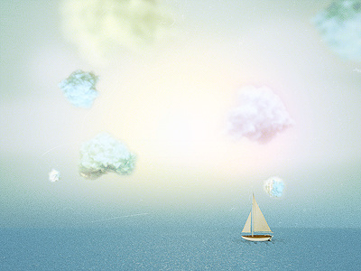 CD Cover Artwork clouds fluffy sail sea sky