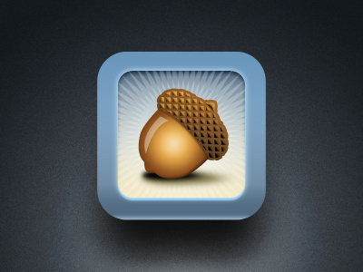 Acorn Icon acorn icon ios mobile nut