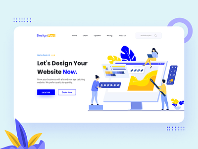 Design Fact Web design agency Header design sample agency graphic design homepage landing page landing page design landingpage pro tanviruiux web designer web development web development agency web development company web development services web page website website designer