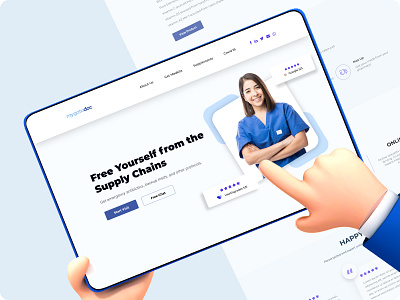 Health Care Services Landing page branding business customer doctor graphic design healthcare homepage landing page landing page design medicalservice medicineservice patient treatment webdesign webpage