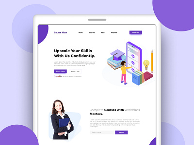 Digital Learning Landing page