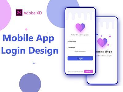 Sign In Page Design | Design In Adobe XD app design design in adobe xd design in adobe xd login page logo mobile app design signup page webdesign