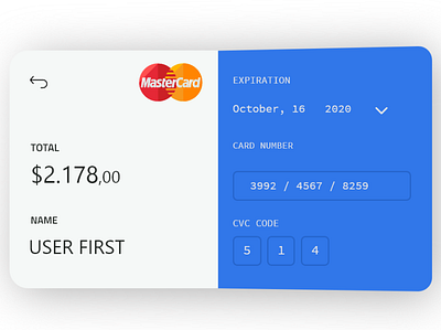 Credit Card Page Design | In Adobe XD credit card design creditcard design design in adobe xd mastercard design