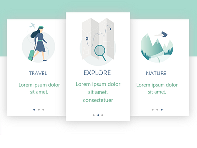 Travel On boarding Page Design | On boarding App design boarding page design design in adobe xd signup page travel page design webdesign