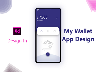 My Wallet App Design | Design In Adobe XD app app design design in adobe xd wallet app design webdesign