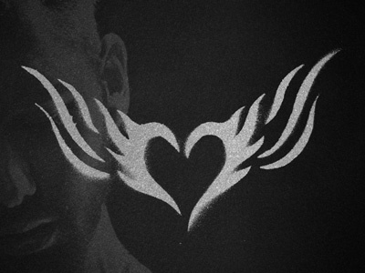 Embers art artist design embers graffiti heart illustration lineart music stencil tattoo wings