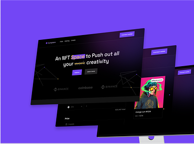 NFT web Marketplace design graphic design ui ux web web3