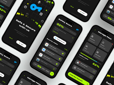 Password Manager App Challenge app app design app security design flat graphic design icon illustrator logo manager password password manager typography ui ui design uiux ux vault vector web