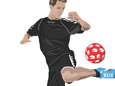 Free style football bamboo football freestyle stylus vector