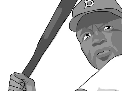 Jackie Robinson adobeideas baseball vector