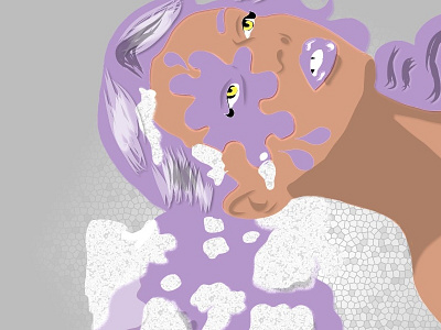 Purple Splatter Edits adobeillustrator