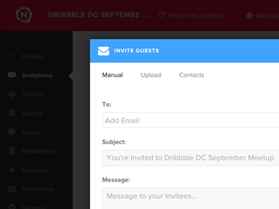 Updated Invitations Module