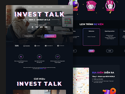 INVEST TALK - Event's landing page