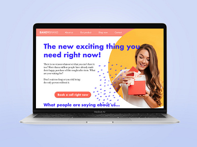 Landing Page design web