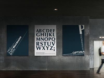 Optima Font design font optima posters typo typography