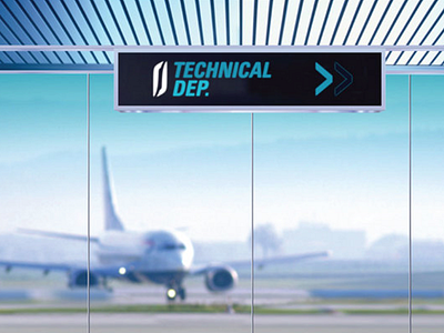 JORAMCO | BRANDING airplane airport branding design logo sign signage