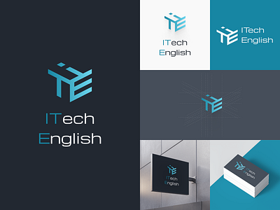 ITech English art brand branding color creative design graphic design illustration logo logodesignidea logoinspiration logolist logos logotype ui ux vector vectorart visualdesign