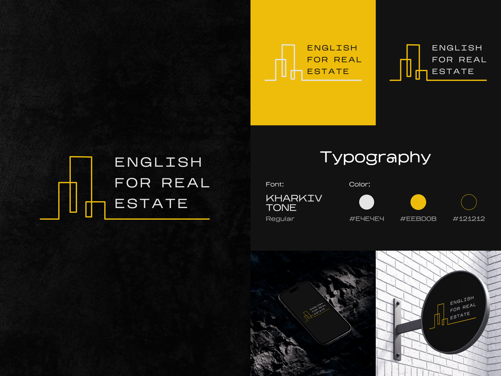 LOGO English for Real Estate by Svitlana on Dribbble